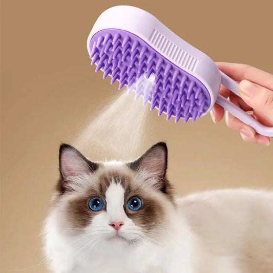 Pet Steam Grooming Brush